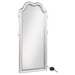 Evangeline Full Length LED Light Floor Mirror Silver Oak - Walo Furniture