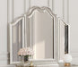 Evangeline Tri - Fold Vanity Mirror Silver Oak - Walo Furniture