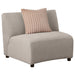 Fayette 3 - piece Upholstered Sectional Sofa Greige - Walo Furniture