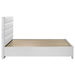 Felicity Eastern King Storage Bed White High Gloss - Walo Furniture