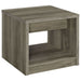 Felix 1 - drawer Engineered Wood Side End Table Grey Driftwood - Walo Furniture