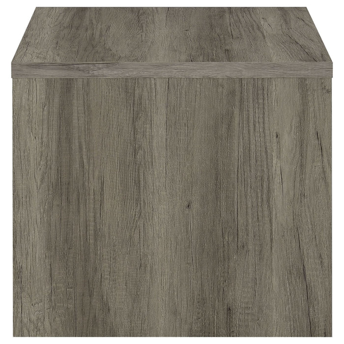 Felix 1 - drawer Engineered Wood Side End Table Grey Driftwood - Walo Furniture