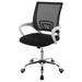 Felton Upholstered Adjustable Home Office Desk Chair Black - Walo Furniture