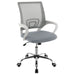 Felton Upholstered Adjustable Home Office Desk Chair Grey - Walo Furniture