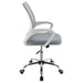 Felton Upholstered Adjustable Home Office Desk Chair Grey - Walo Furniture