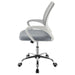 Felton Upholstered Adjustable Home Office Desk Chair Grey - Walo Furniture