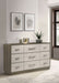 Fenwick 9 - drawer Dresser Grey Oak - Walo Furniture