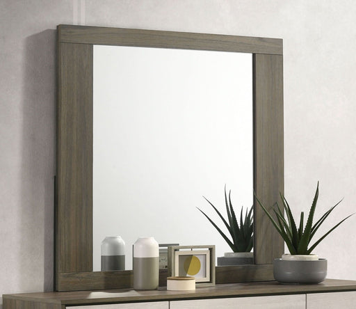 Fenwick Dresser Mirror Grey Oak - Walo Furniture