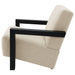 Fitzroy Boucle Upholstered Accent Arm Chair Latte - Walo Furniture