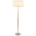 Flanary 58 - inch Drum Shade Tapered Floor Lamp Natural - Walo Furniture