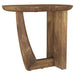 Fletcher Oval Solid Mango Wood Accent Side Table Brown - Walo Furniture