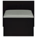 Flora 2 - drawer Vanity Set with LED Mirror Black High Gloss - Walo Furniture