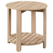 Fowler 1 - shelf Round Engineered Wood Side End Table Natural - Walo Furniture