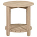 Fowler 1 - shelf Round Engineered Wood Side End Table Natural - Walo Furniture