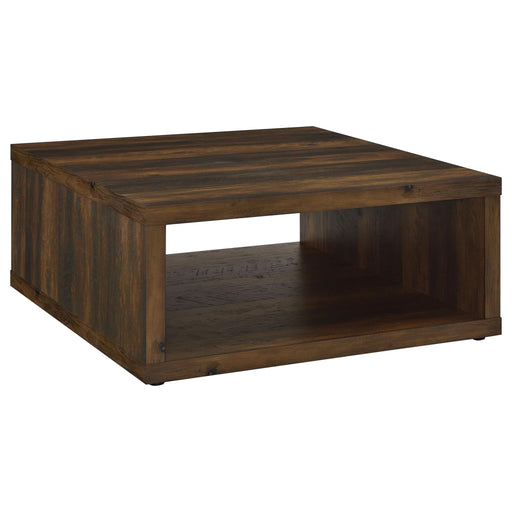 Frisco Square Engineered Wood Coffee Table Dark Pine - Walo Furniture