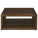 Frisco Square Engineered Wood Coffee Table Dark Pine - Walo Furniture