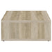 Frisco Square Engineered Wood Coffee Table Distressed Pine - Walo Furniture