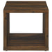 Frisco Square Engineered Wood Side End Table Dark Pine - Walo Furniture