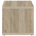 Frisco Square Engineered Wood Side End Table Distressed Pine - Walo Furniture