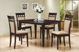 Gabriel 5 - piece Rectangular 59 - inch Dining Set Cappuccino - Walo Furniture