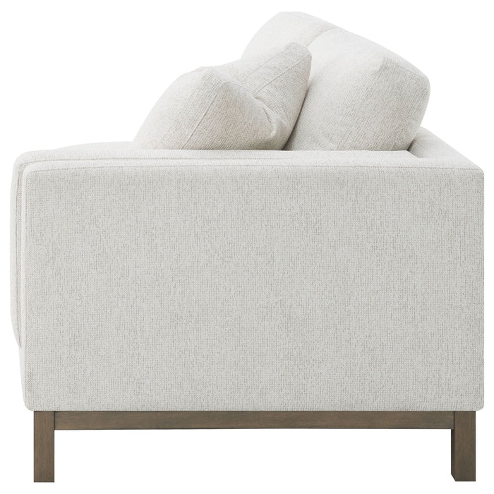 Geneva Boucle Upholstered Sectional Chaise Sofa Sand - Walo Furniture