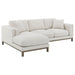 Geneva Boucle Upholstered Sectional Chaise Sofa Sand - Walo Furniture