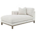 Geneva Boucle Upholstered Sectional Chaise Sofa Sand - Walo Furniture