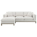 Geneva Boucle Upholstered Sectional Chaise Sofa Sand - Walo Furniture