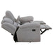 Gilson 2 - piece Chenille Upholstered Reclining Sofa Set Grey - Walo Furniture