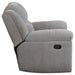 Gilson Chenille Upholstered Glider Recliner Chair Grey - Walo Furniture