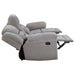 Gilson Chenille Upholstered Reclining Sofa Grey - Walo Furniture