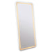 Glendora 32 x 71 Inch LED Standing Mirror BT Speakers Black - Walo Furniture