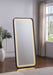 Glendora LED Standing Mirror with Bluetooth Speaker Black - Walo Furniture