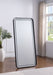 Glendora LED Standing Mirror with Bluetooth Speaker Black - Walo Furniture