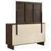 Glenwood 6 - drawer Dresser and Mirror Warm Brown - Walo Furniture