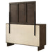 Glenwood 6 - drawer Dresser and Mirror Warm Brown - Walo Furniture