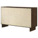 Glenwood 6 - drawer Dresser Cabinet Warm Brown - Walo Furniture