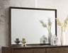 Glenwood Dresser Mirror Warm Brown - Walo Furniture