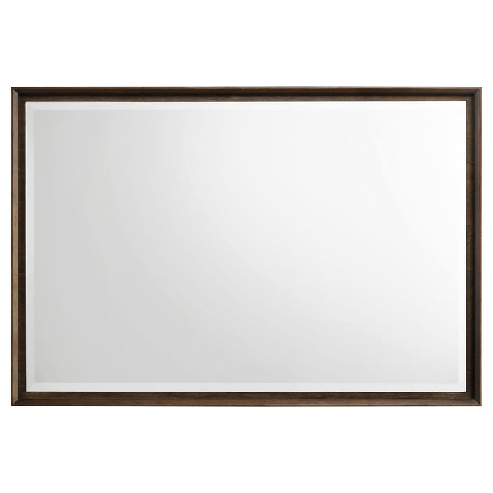 Glenwood Dresser Mirror Warm Brown - Walo Furniture