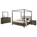 Gran Park 4 - piece California King Bedroom Set Dark Cocoa - Walo Furniture