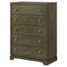 Gran Park 5 - drawer Bedroom Chest of Drawers Dark Cocoa - Walo Furniture