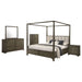 Gran Park 5 - piece California King Bedroom Set Dark Cocoa - Walo Furniture