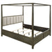 Gran Park Queen Canopy Bed Dark Cocoa - Walo Furniture