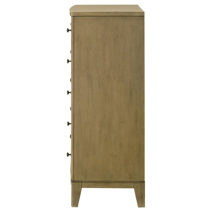 Granada 5 - drawer Bedroom Chest of Drawers Natural Pine - Walo Furniture