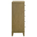 Granada 5 - drawer Bedroom Chest of Drawers Natural Pine - Walo Furniture