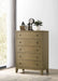 Granada 5 - drawer Bedroom Chest of Drawers Natural Pine - Walo Furniture