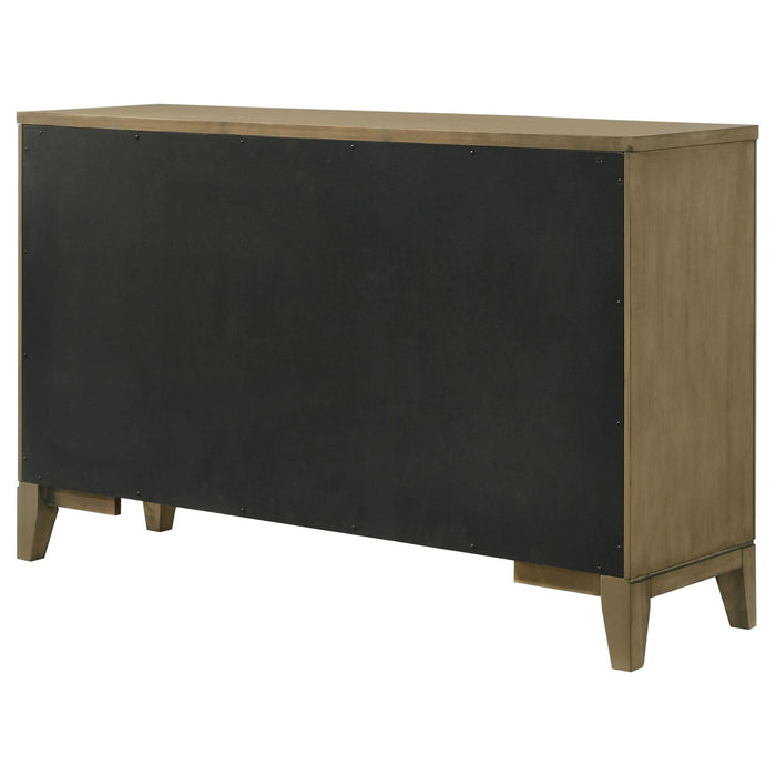 Granada 8 - drawer Dresser Cabinet Natural Pine - Walo Furniture