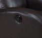 Grant Upholstered Power Recliner Chair Brown - Walo Furniture