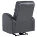 Grant Upholstered Power Recliner Chair Grey - Walo Furniture