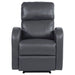 Grant Upholstered Power Recliner Chair Grey - Walo Furniture